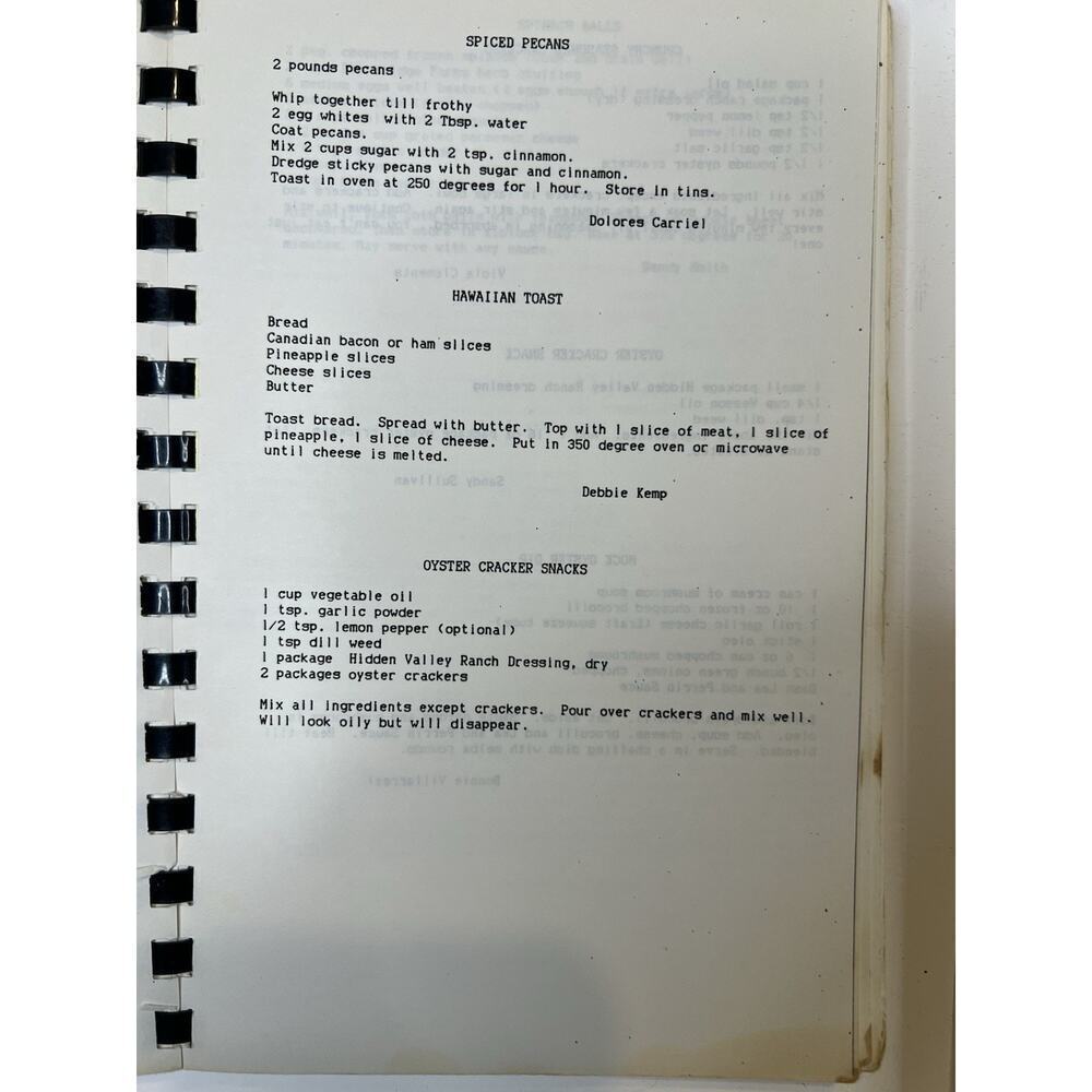 Vintage St. Mary’s Blessed Sacrament Cook Book – Choir Benefit 1988–89 - Picture 6 of 8